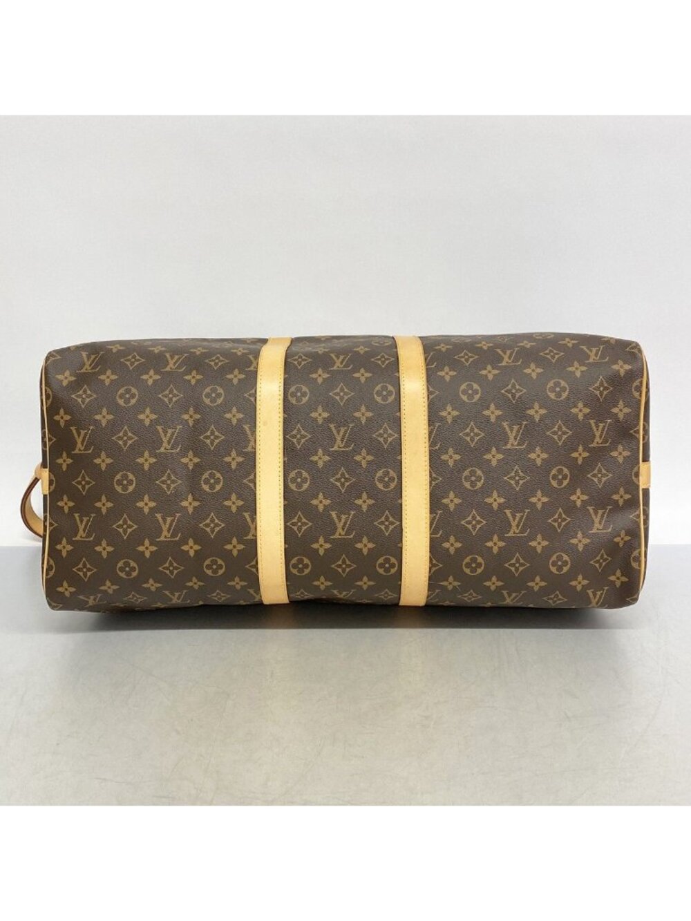 Louis Vuitton Boston Bag Monogram Keepall Bandouliere 55 Brown - Picture 3 of 10